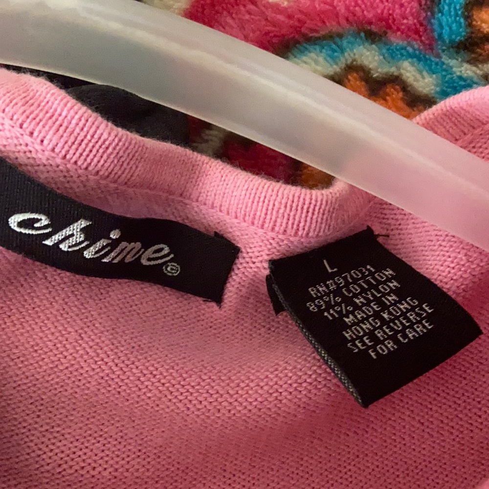 Pink sweater